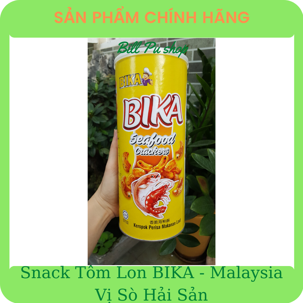Bánh Snack Tôm Lon BIKA 100g - Malaysia