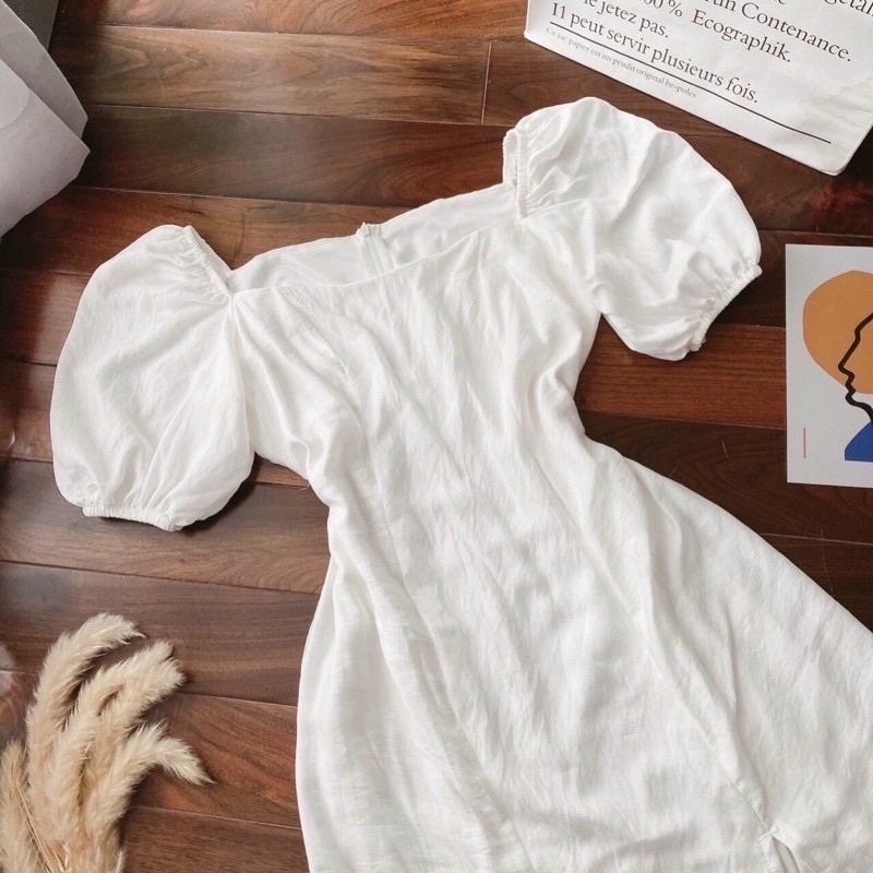 ĐẦM ĐUÔI CÁ, CỔ VUÔNG (có ảnh thật) MS142