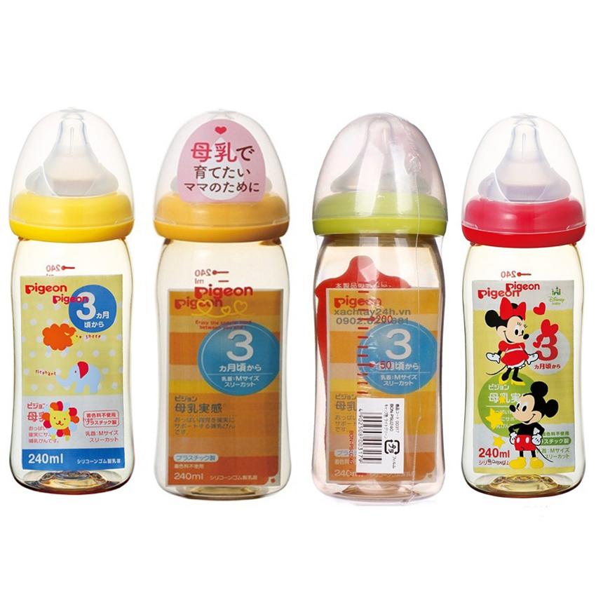 Bình Sữa Pigeon Nội Địa Nhật 160ml/240ml