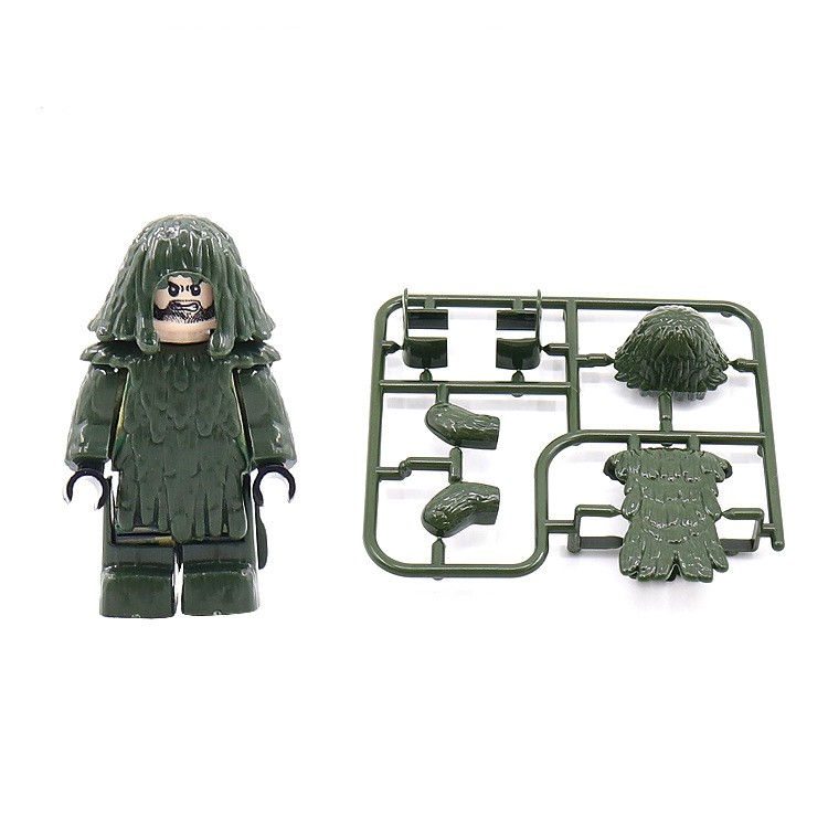 Một Bộ Lắp Ráp Trang Phục NO.458 - Phụ Kiện   MOC Army