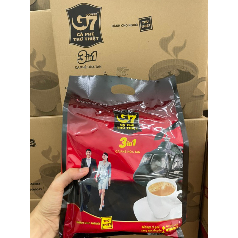 Cà phê hòa tan G7 3in1 Bịch 50 sachet x 16gr