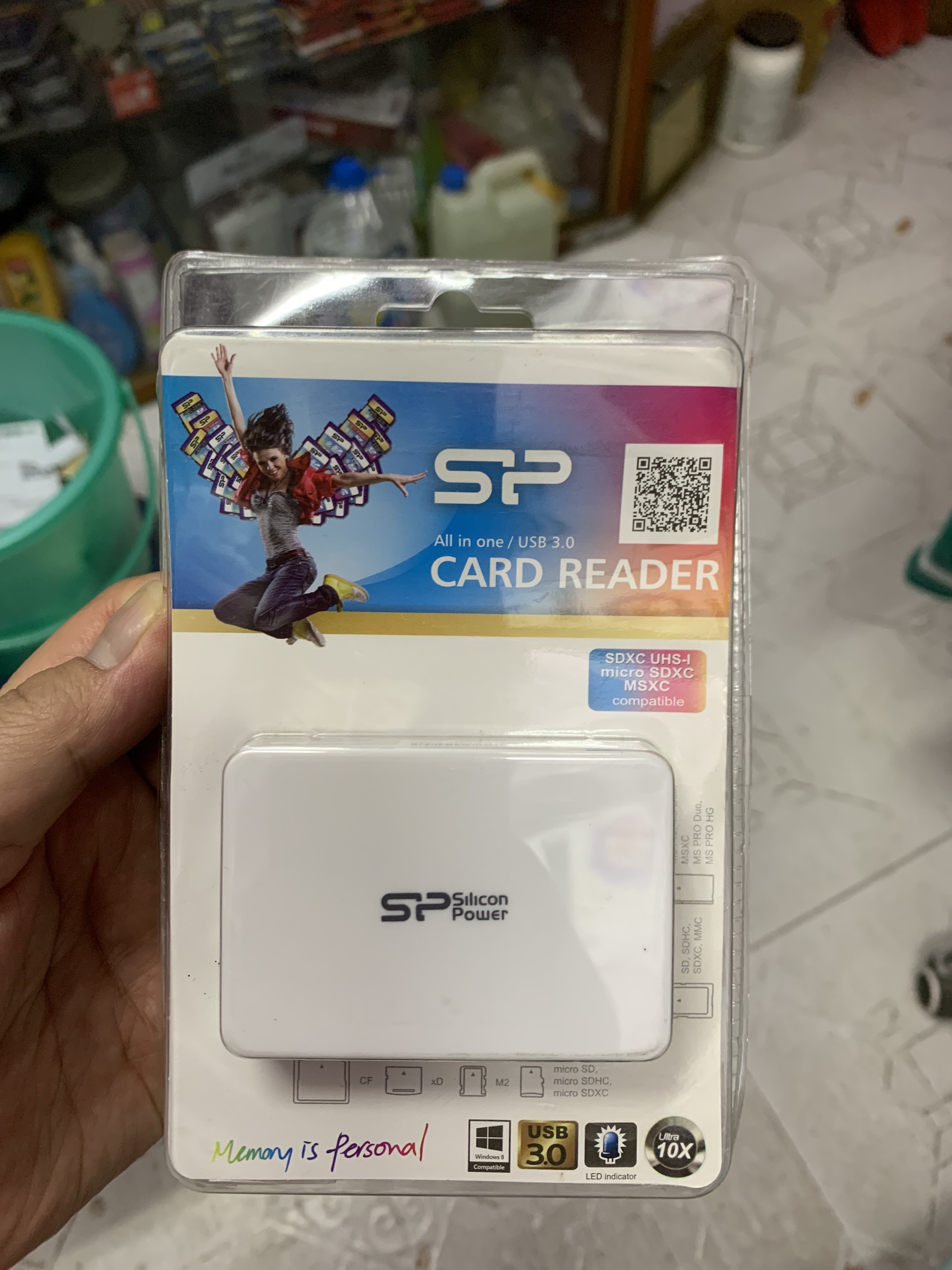 Đầu đọc thẻ nhớ transcend ts-rdp7k all in one