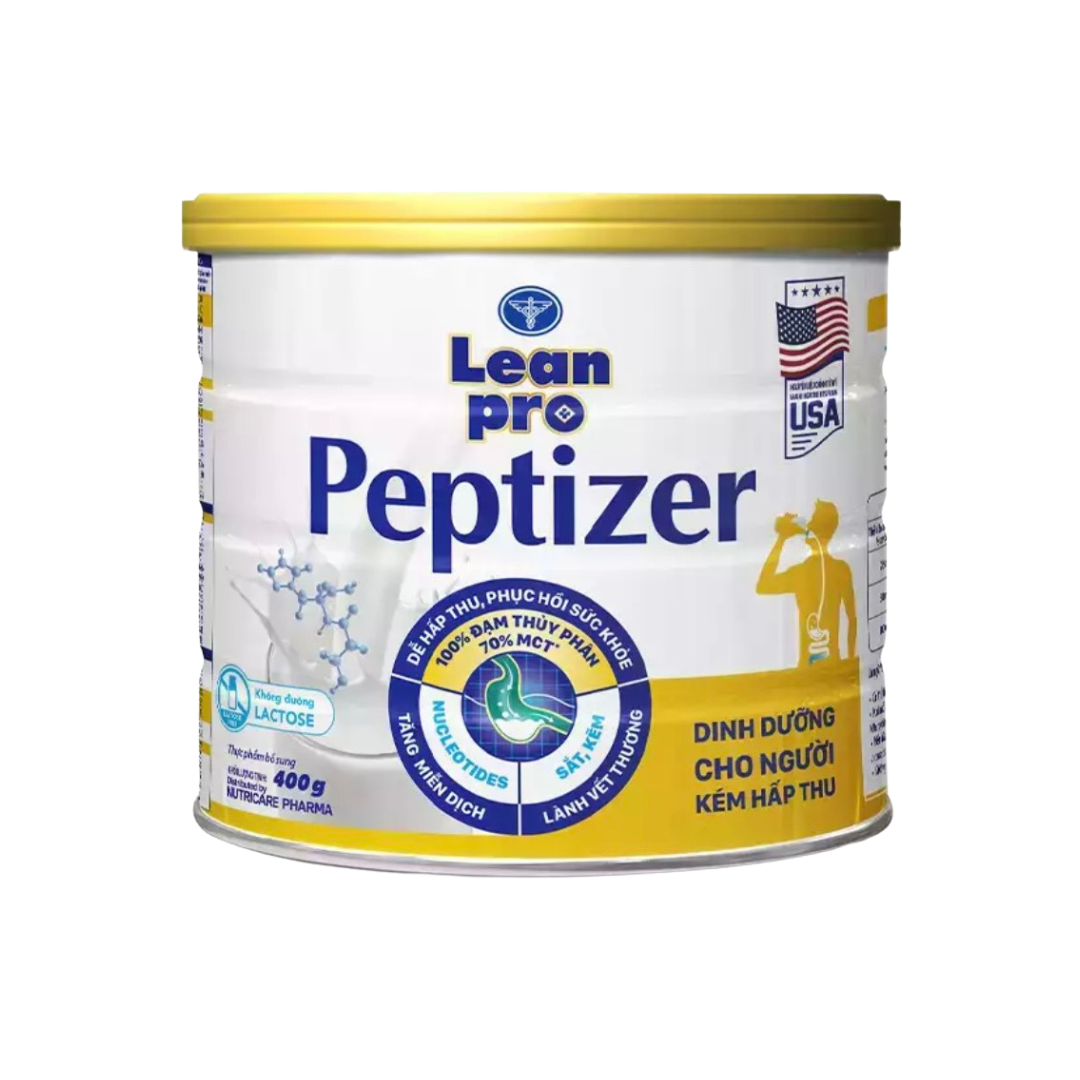 Sữa bột Leanpro Peptizer- dinh dưỡng cho người kém hấp thu - 400G