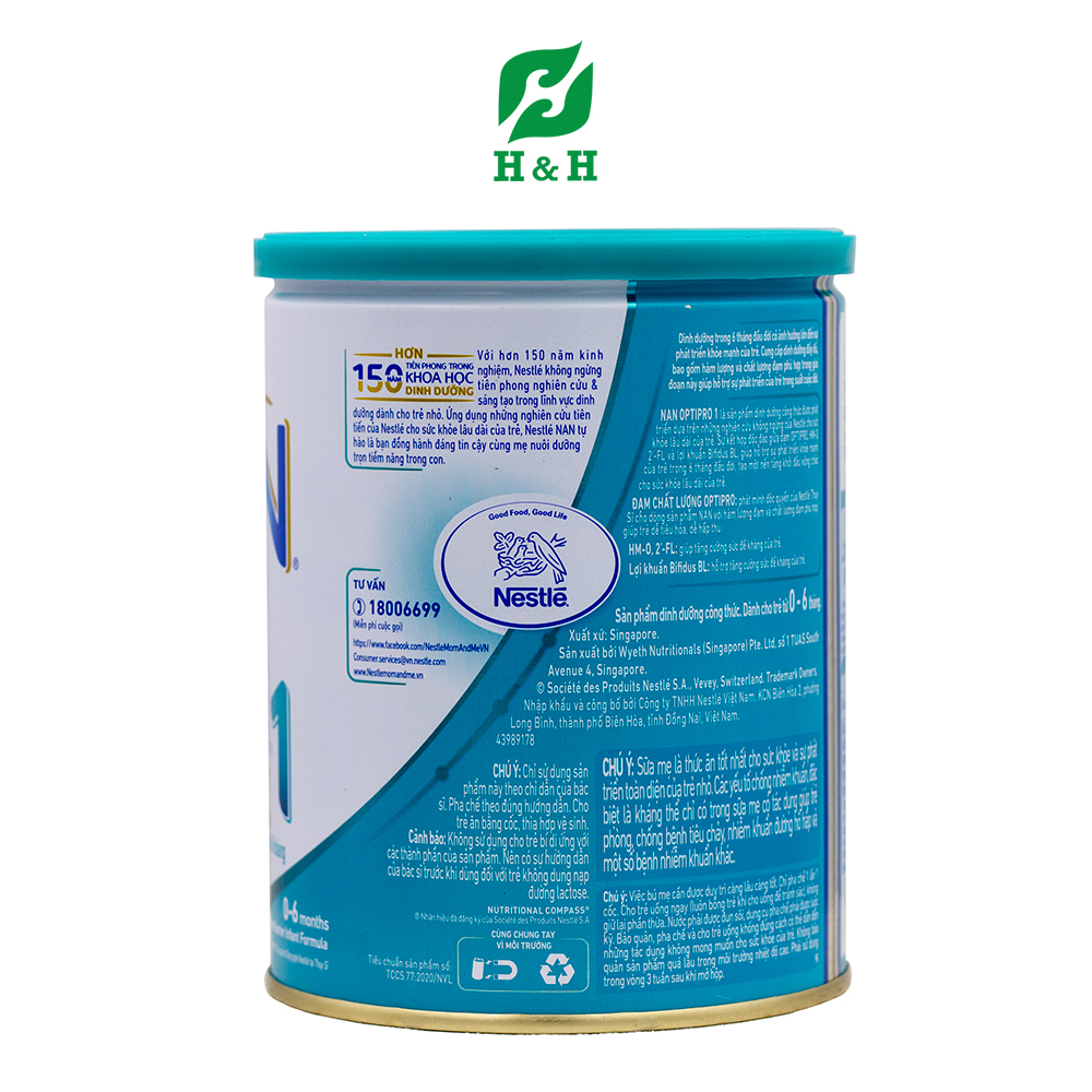 Sữa NAN OPTIPRO 1 – sữa công thức cho trẻ - 400g