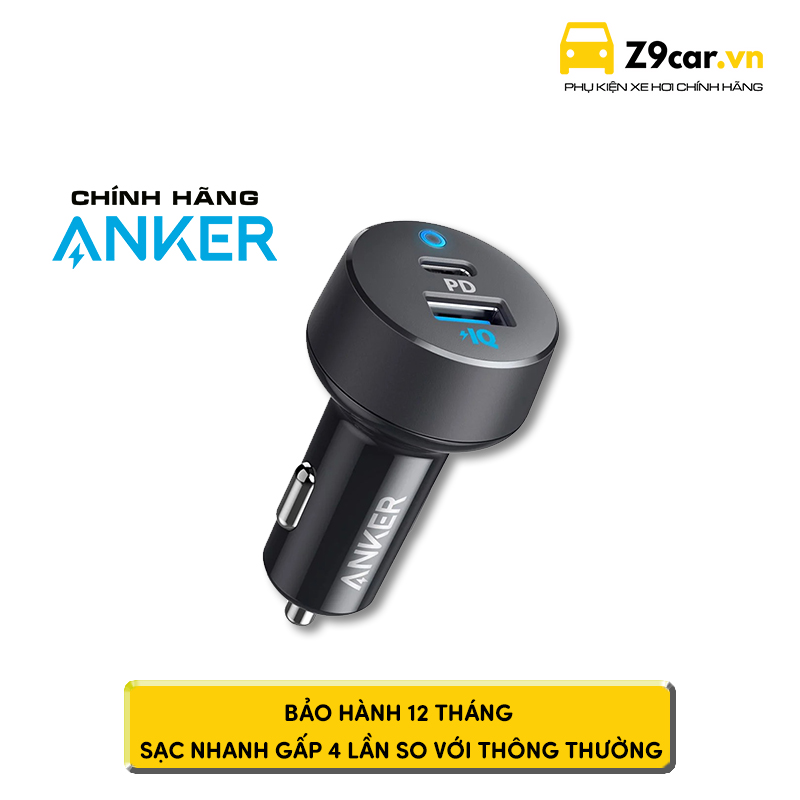 Tẩu sạc ô tô Anker PowerDrive PD +2