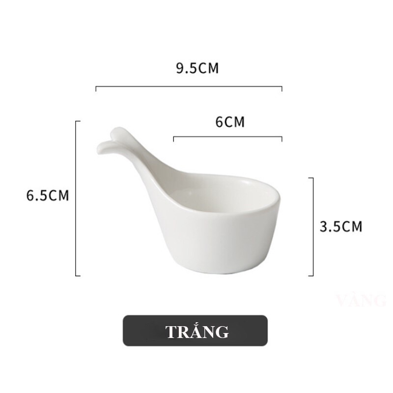 [HCM]Bát Ăn Dặm Gốm Sứ Hình Đuôi Cá cho bé Sumishop2019