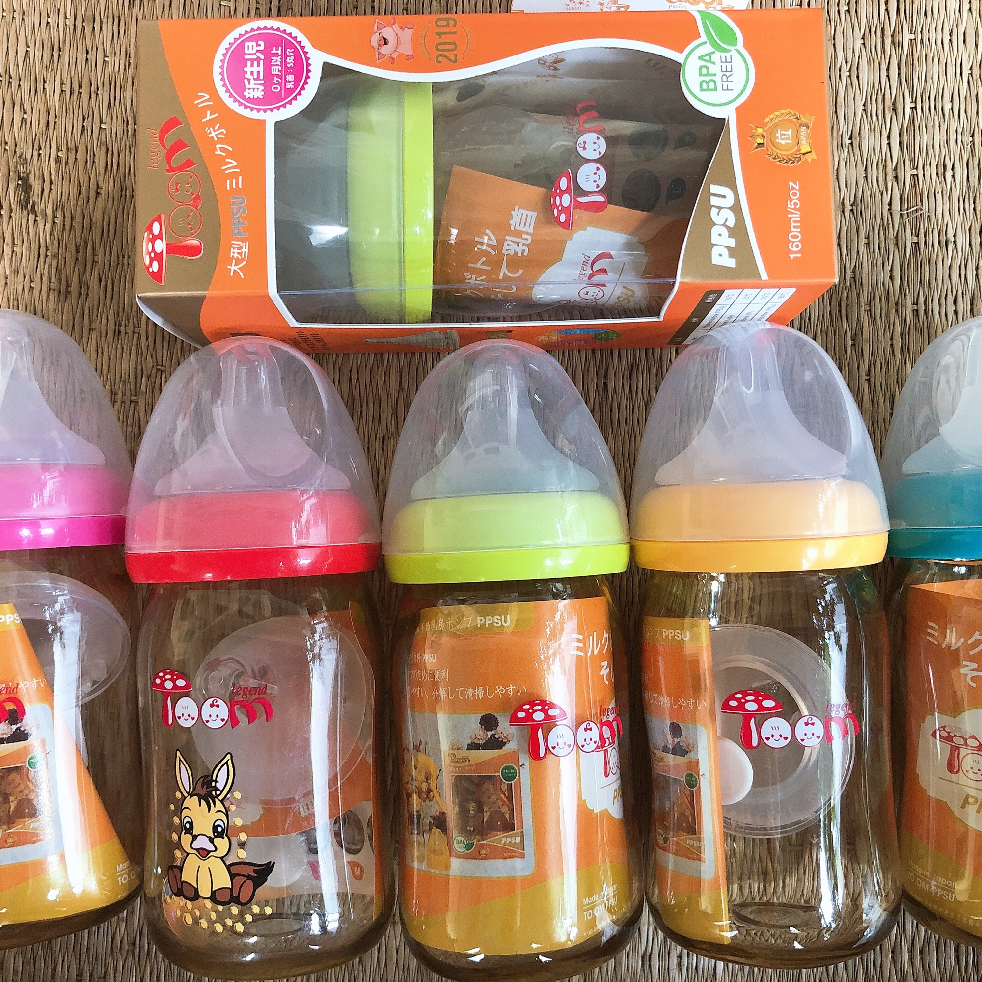 Bình sữa To.om Nhật 160ml/240ml
