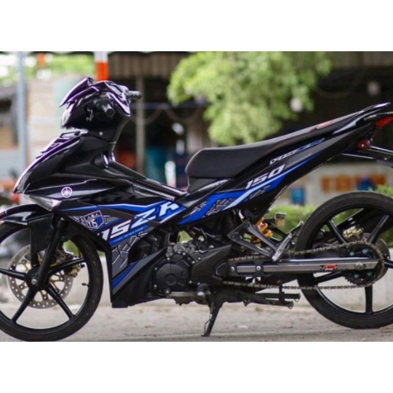 Tem rời ex 150 y15zr xanh đen 2022