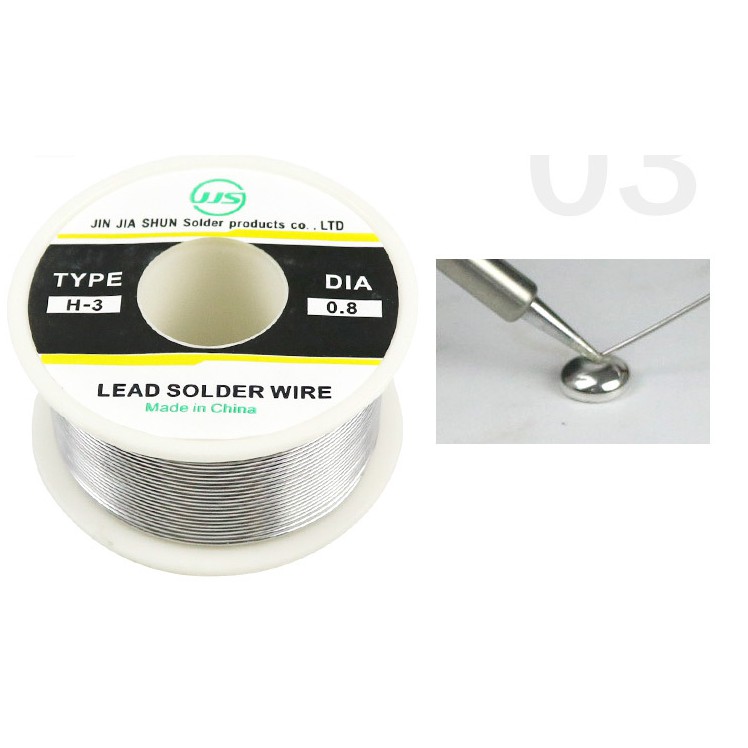Thiếc hàn 60/40 - 0,8mm - 100g (Cam kết mối hàn bóng)