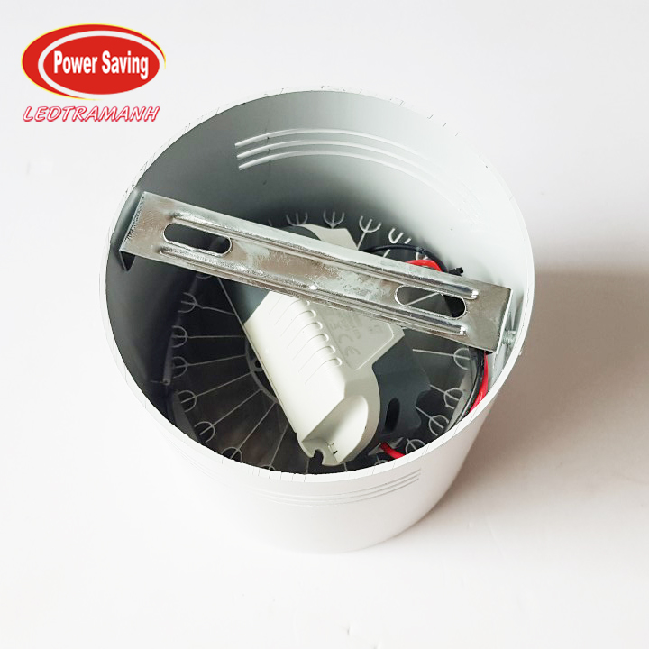 Đèn lon led cob ốp nổi 12w vỏ trắng