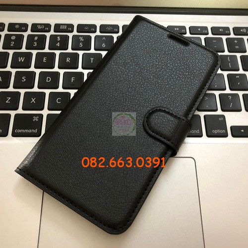 [HCM]Bao da/ốp lưng nắp gập Sharp Aquos S3 cao cấp có chống xem phim