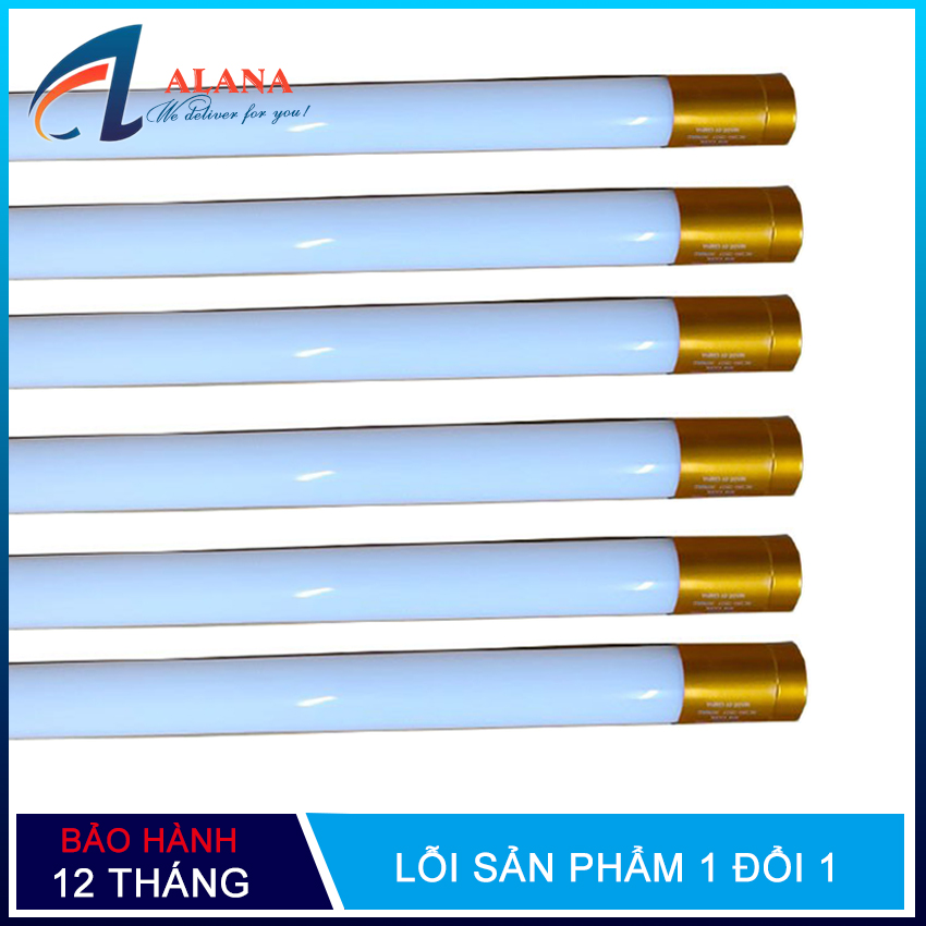 Bộ 6 Bóng đèn led, đèn led Tuýp thủy tinh 30W dài 1,2m siêu sáng