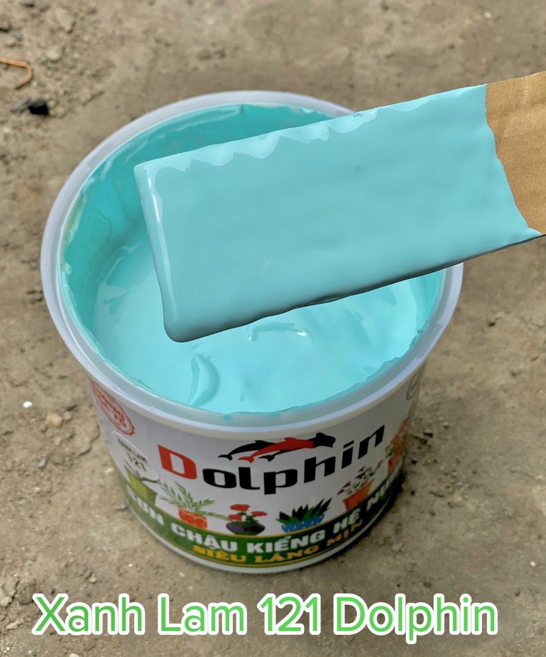 Sơn Chậu Kiểng Dolphin Hệ Nước