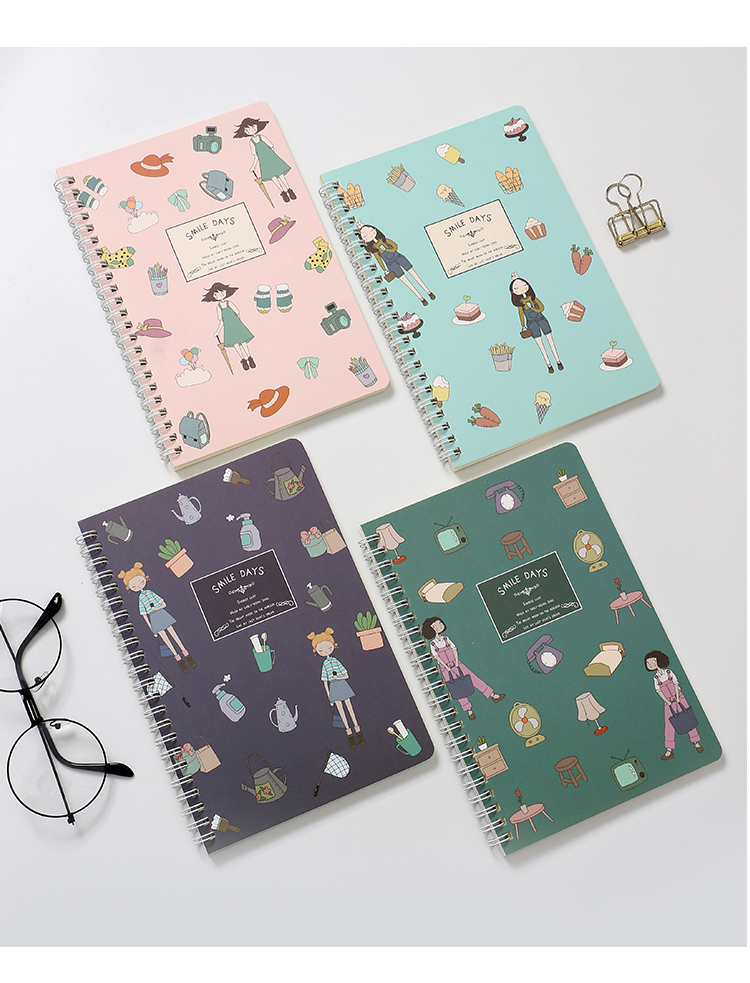 Sổ gáy xoắn A5 ( SET 4 CUỐN)