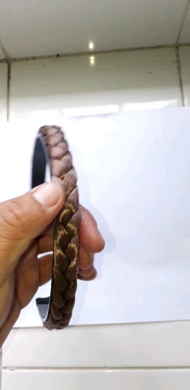 [HCM]Băng đô cài tóc bằng nhựa bính tóc màu nâu đen
