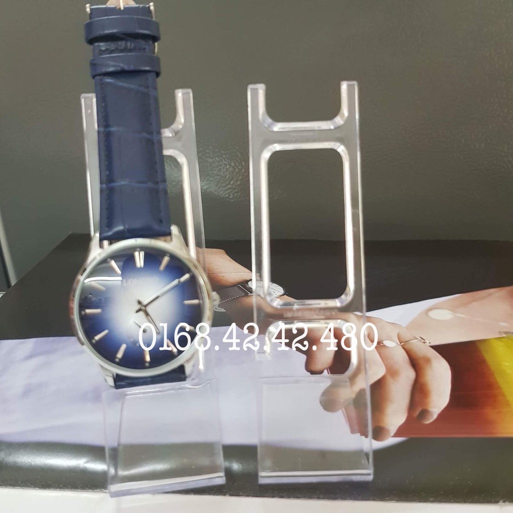 Combo 10 đế mica trưng bày đồng hồ dây da