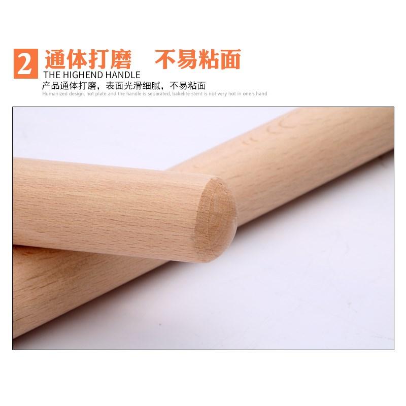 Gỗ Thịt Cây Lăn Bột Bánh Mì Áp Lực Con Lăn Làm Mì Cán Mỳ Thanh Bánh Bao Cây Lăn Bột Làm Bánh Dụng Cụ Cán Mỳ Trục Cỡ Đại Số Nhỏ