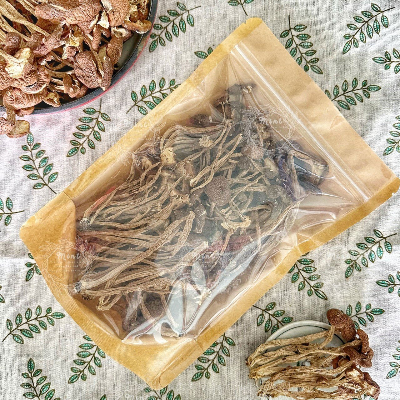 Nấm Chè Sấy Khô (Nấm Trà Tân Khô) - Túi 100gr