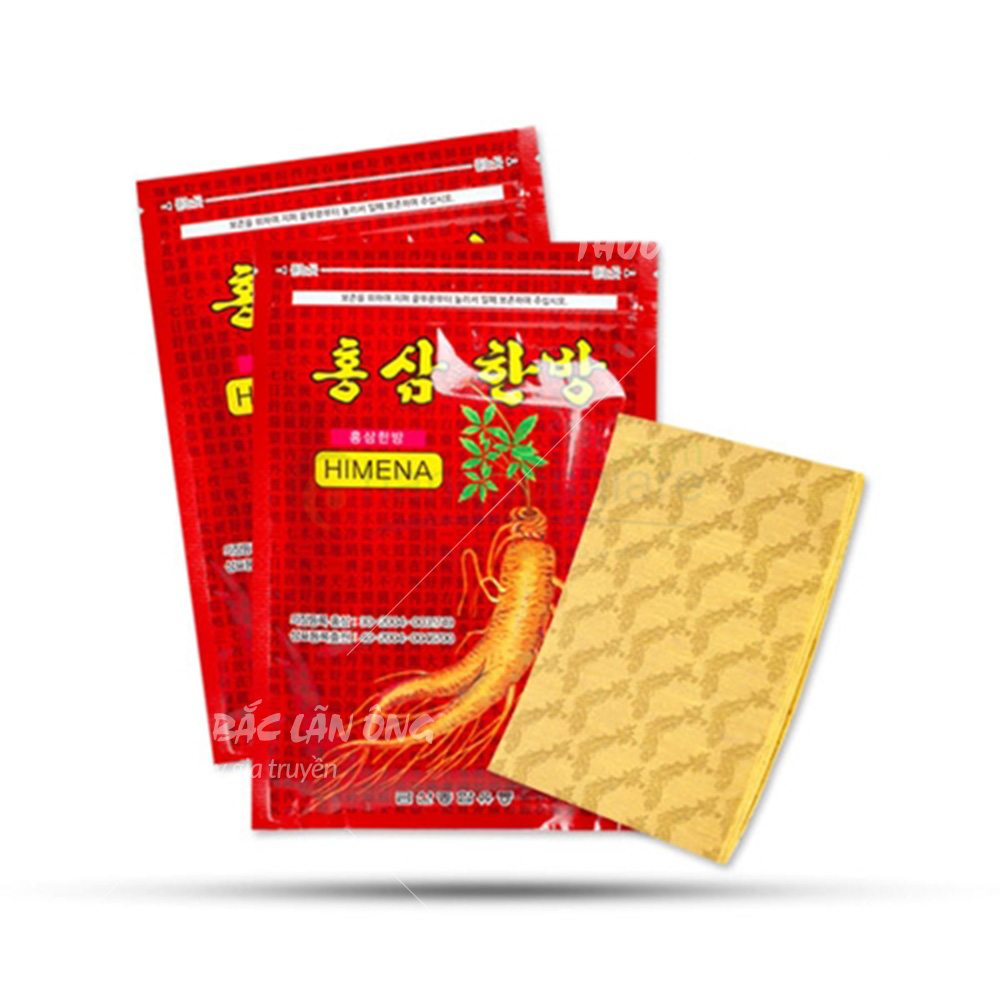 Cao dán hồng sâm Hàn Quốc (Túi 20 miếng)