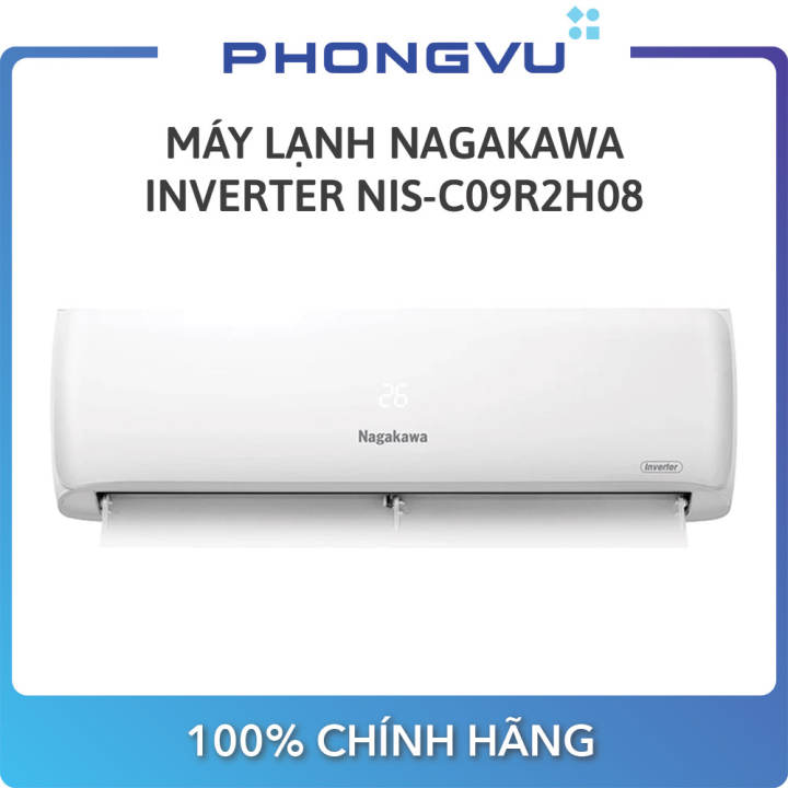Máy lạnh Nagakawa Inverter 1 HP NIS-C09R2H08 – Bảo hành 24 Tháng – Miễn phí giao hàng Hà Nội & TP HCM