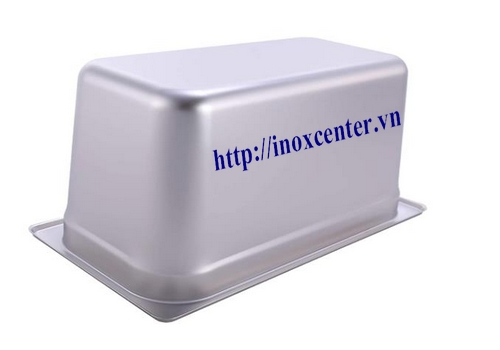 Khay inox 1/3 buffet cao cấp độ sâu tùy chọn