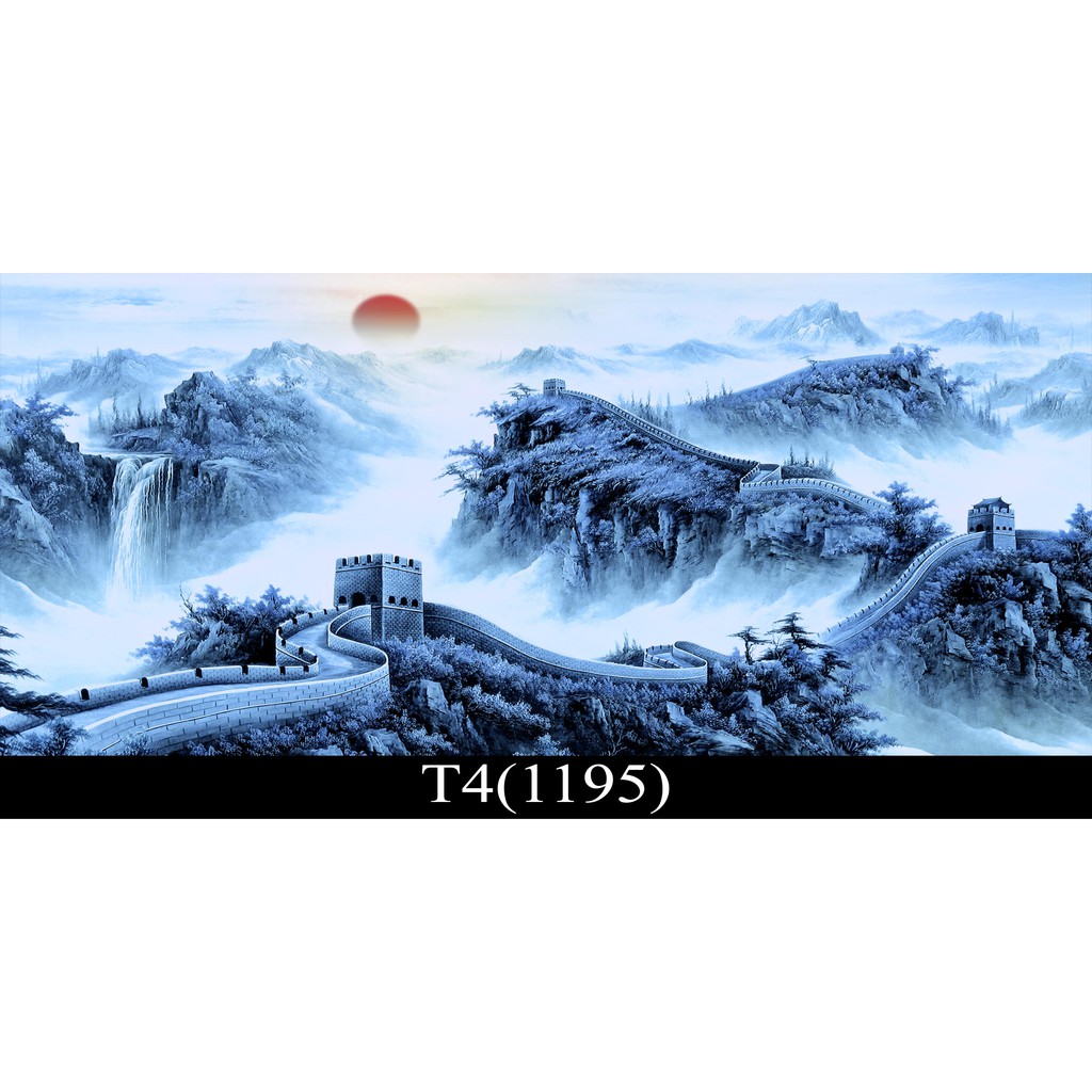 tranh 3d bể cá mã 1195