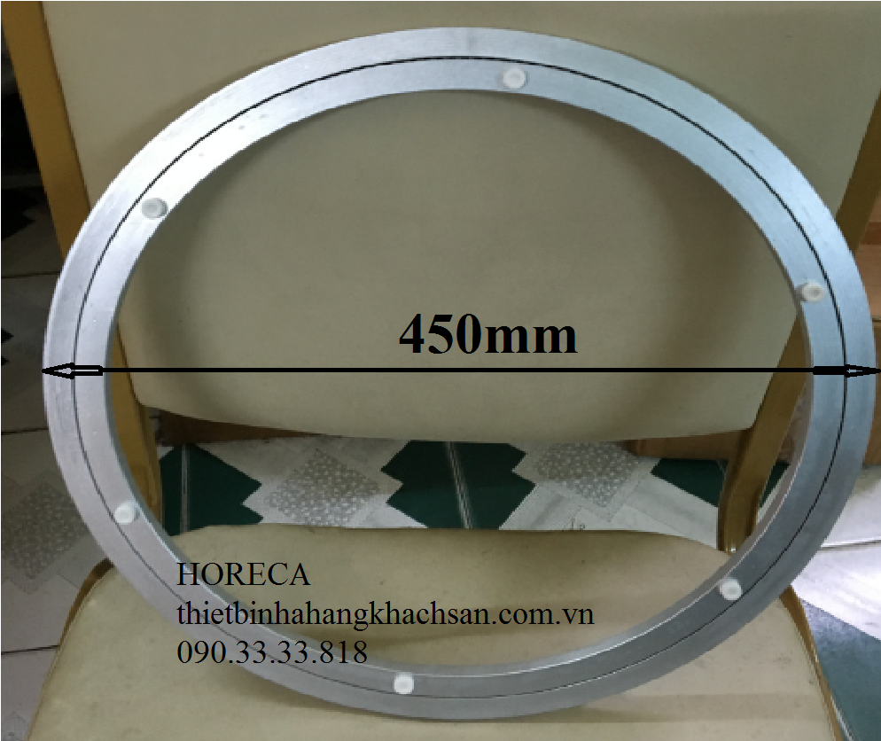 mâm xoay bàn ăn 45cm