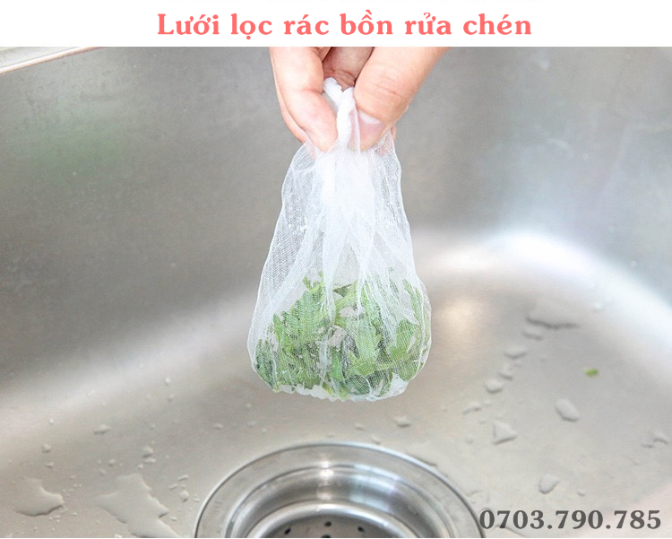 [HCM]Set 30-50-100 Túi Lưới Lọc Rác Bồn Rửa Bát