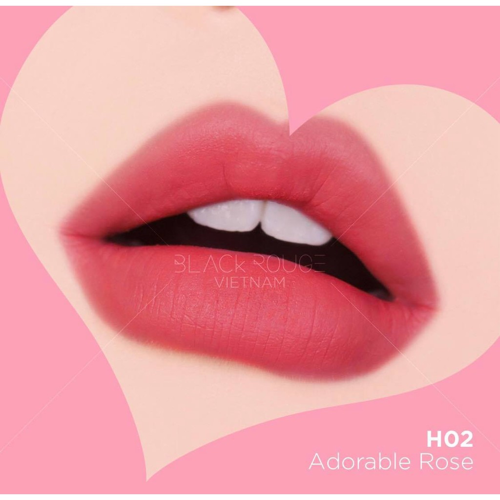 [HCM]Son Tint Black Rouge Color Lock Heart Tint