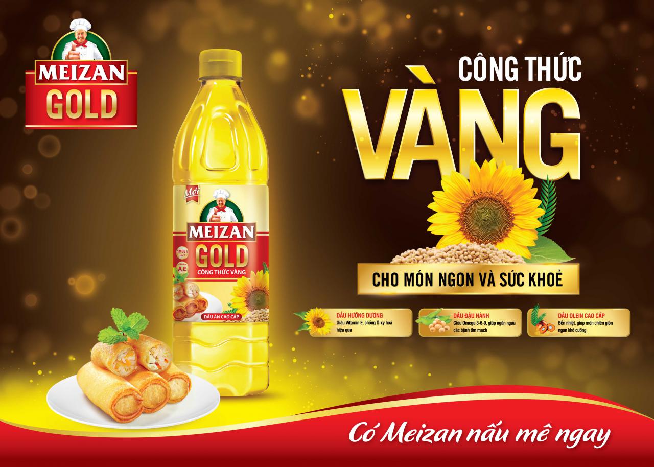 Dầu ăn Cao Cấp Meizan Gold 5 Lít