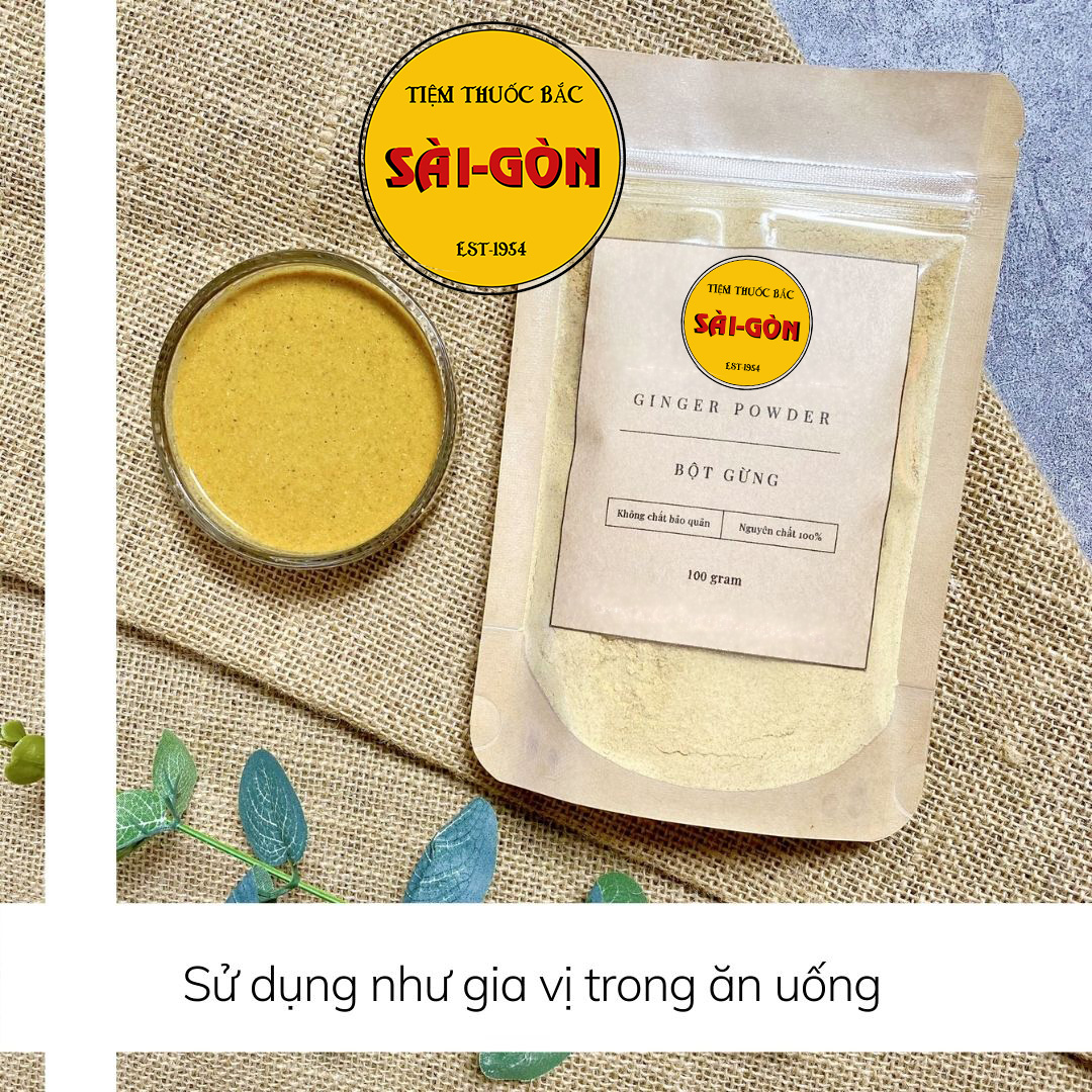 [HCM]Bột Gừng Ta Nguyên Chất 100g
