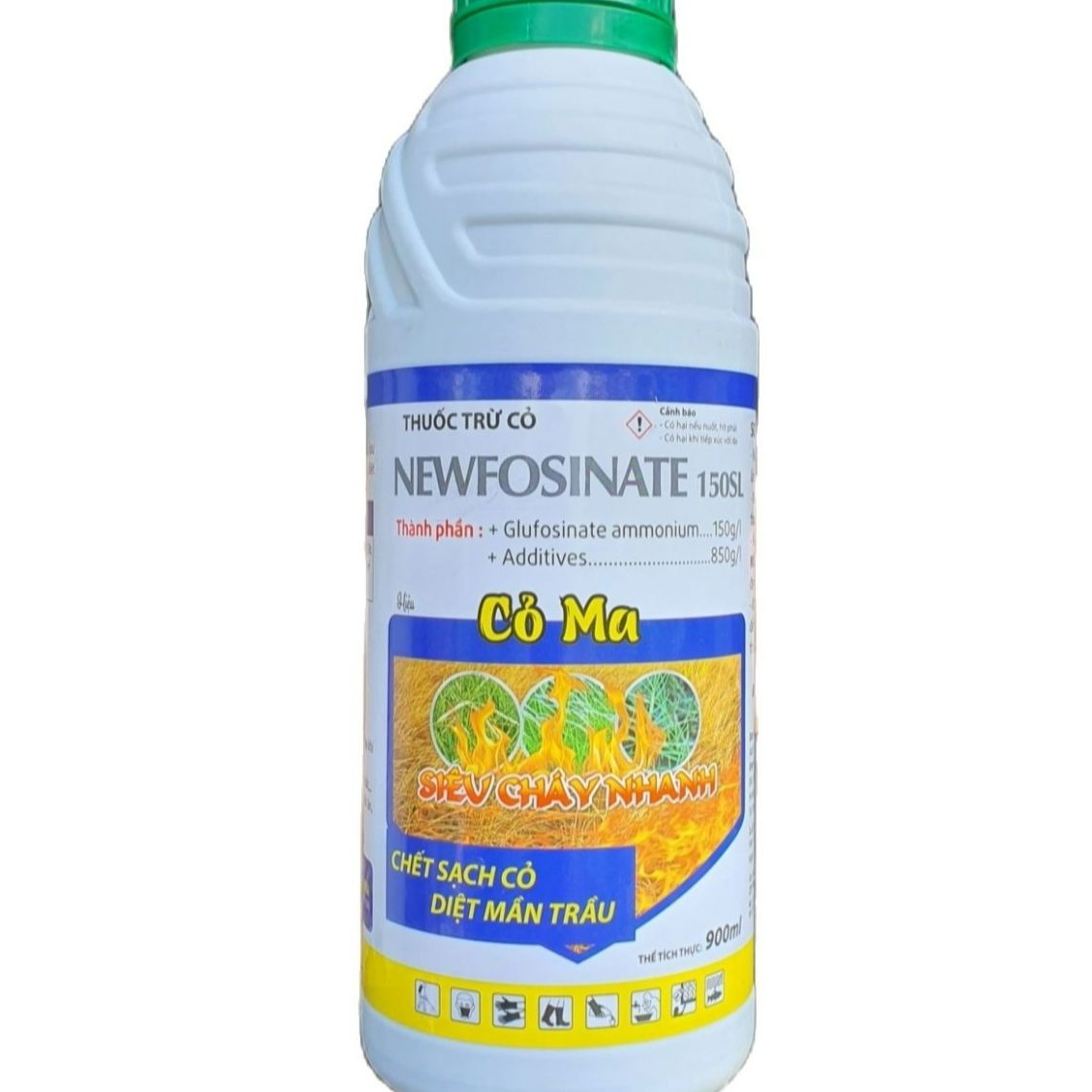 (Combo 5 chai)💖 Chết sạch mần trầu (Chai 900ml) Thuốc trừ Cỏ Ma JIAFOSINA 150SL ⛔(Q7 loại mạnh đô) Siêu Cháy Nhanh .. 150 SL