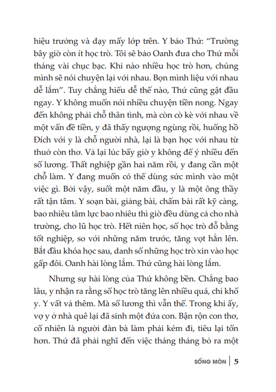 Sống Mòn (Bìa Cứng) - tái bản