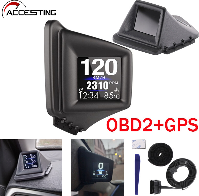 Đồng Hồ Bấm Giờ Lái Xe Thông Minh Hệ Thống Kép OBD2 + G-P-S Màn Hình Hiển Thị Đầu HUD Đa Chức Năng Đồng Hồ Đo Tốc Độ Đồng Hồ Đo Tốc Độ Đồng Hồ Kỹ Thuật Số Hệ Thống Báo Động RPM Turbo Áp Suất Dầu Nhiệt Độ Nước G-P-S Đồng Hồ Tốc Độ