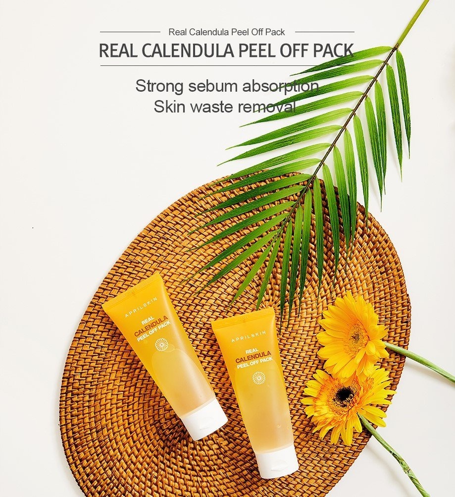 Mặt Nạ Lột AprilSkin Real Calendula Peel Off Pack 100gr