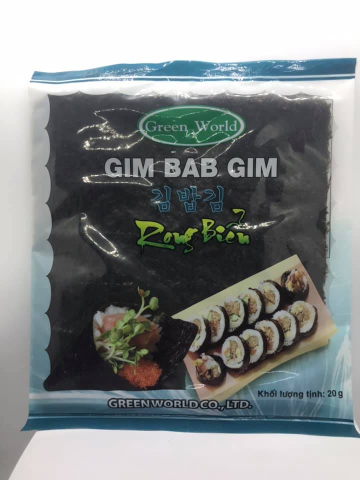 Rong Biển Hàn Quốc Cuộn Cơm 10 Miếng 20g
