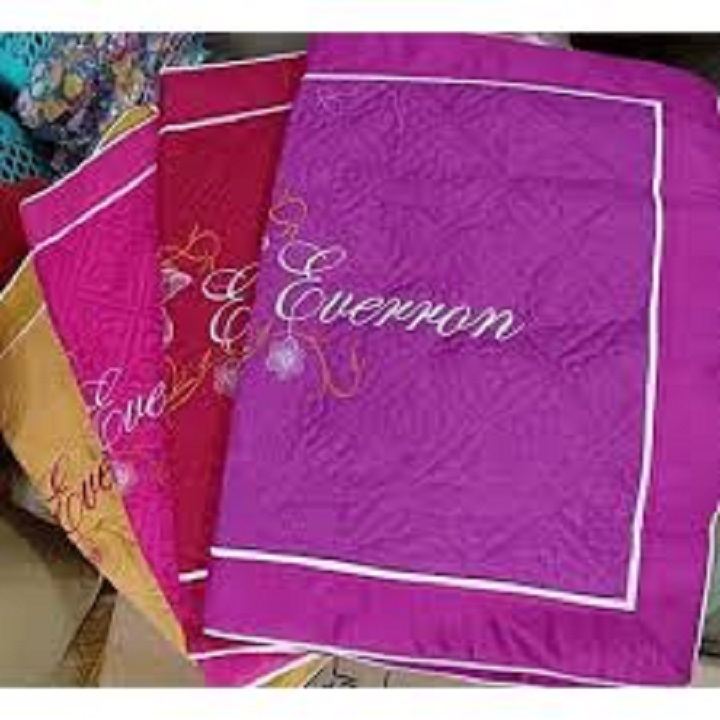 Bộ 2 vỏ gối cotton lụa satin trần bông kích thước 45x65cm