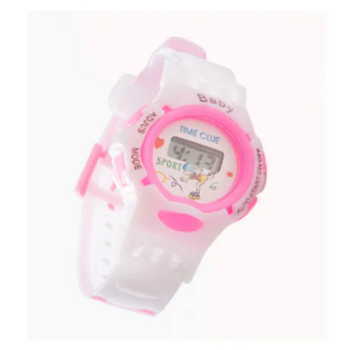 [HCM]Đồng hồ mặt số kiểu dễ thương (hồng)