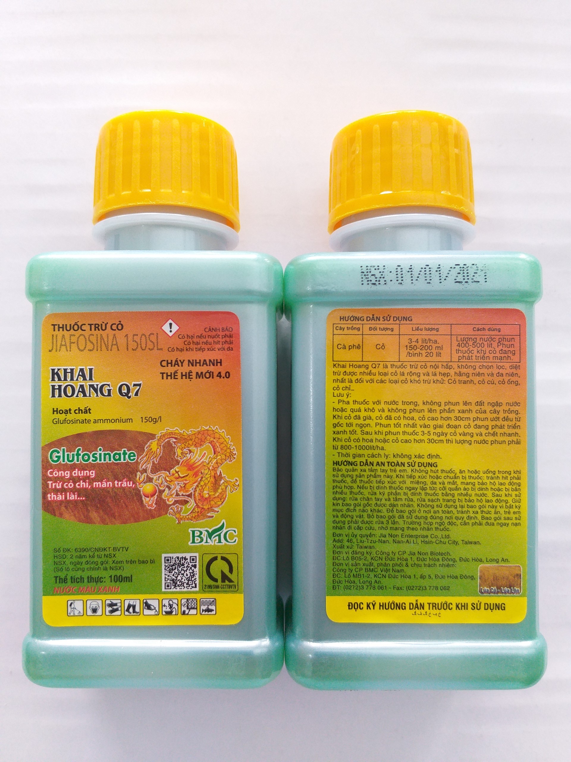 Thuốc diệt cỏ KHAI HOANG Q7 - Chai 100ml