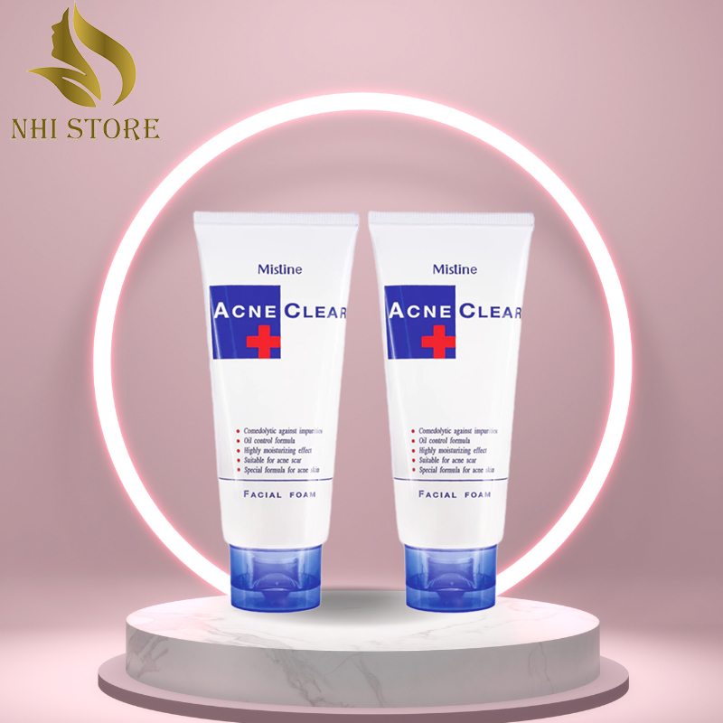 Mistine Acne Clear Facial Foam Thailand – Anti-Acne Cleanser, Oil Control, Moisturizing