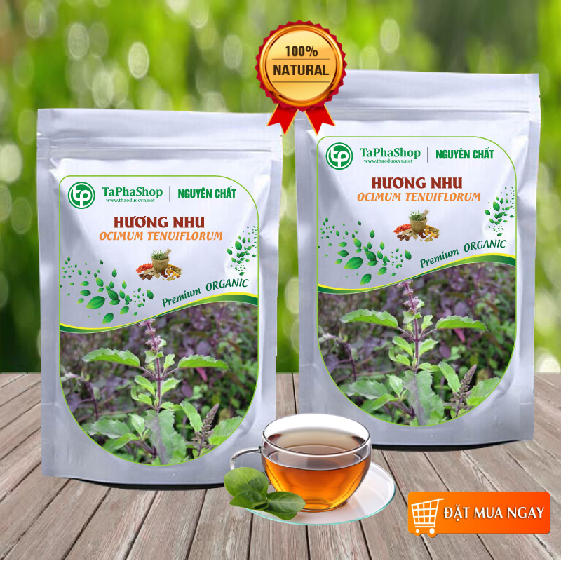 Lá hương nhu khô 1kg