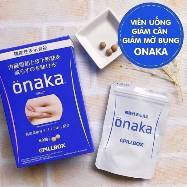 Viên giảm mỡ bụng Onaka 60 viên cao cấp