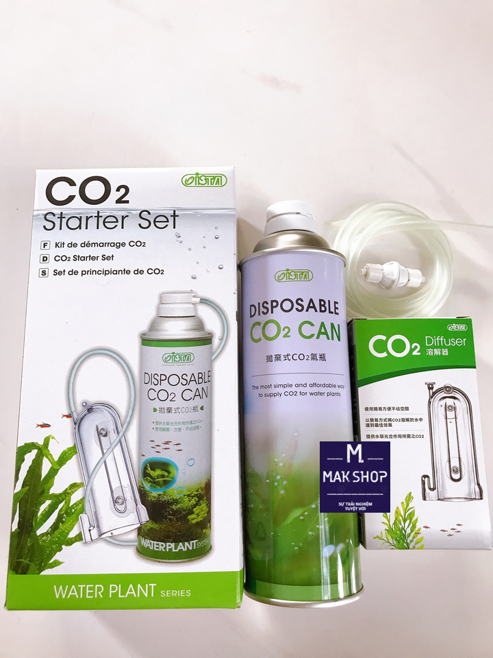 Tron bộ kit co2 ista, bổ sung co2 cho hồ thủy sinh