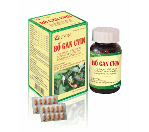 [HCM]BỔ GAN CVIN HỘP 60 VIÊN