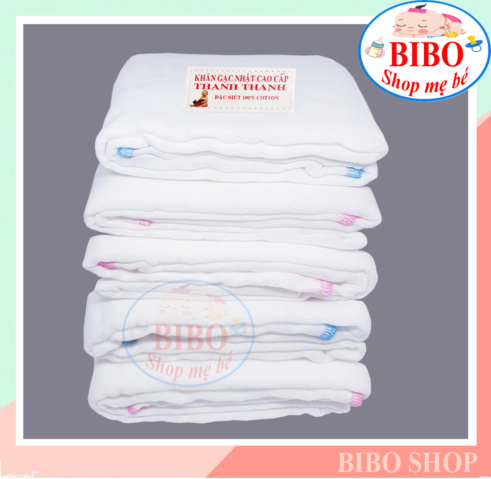 Khăn Xô Màn Tắm Bé Xô Nhật 5 Lớp Dòng Cao Cấp 100% cotton Siêu Thấm