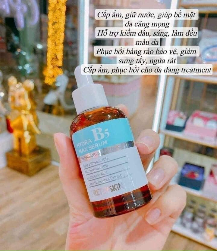 Combo phục hồi Serum B5 pretty Skin 50 ml và Retinol K Lady Care