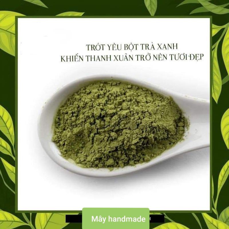 Bột lá trà xanh handmade