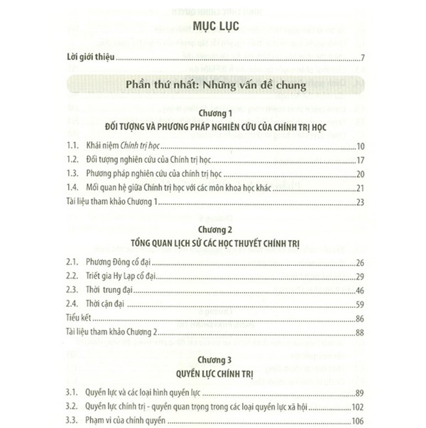 Sách - Chính Trị Học