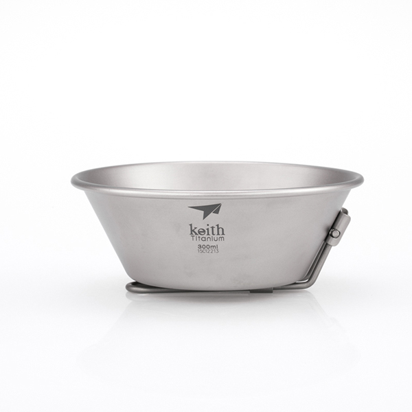 Chén ăn dã ngoại gấp gọn Titanium Keith Ti5320 - 300ml