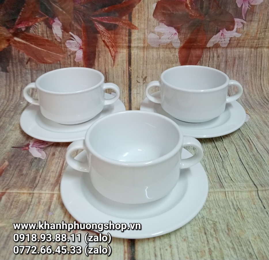 chén súp sứ Minh Long 0.25L - chén súp sứ minh long 250ml